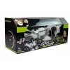 LEAN TOYS Gun Launcher Car 2 v 1 diaľkovo ovládané penové disky biela