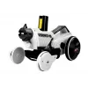 LEAN TOYS Gun Launcher Car 2 v 1 diaľkovo ovládané penové disky biela