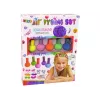 LEAN TOYS Sada na maľovanie vlasov pre deti 5 farieb s gumičkami