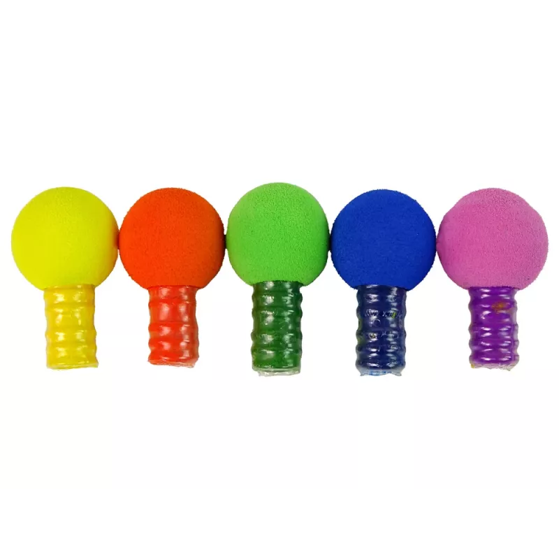 LEAN TOYS Sada na maľovanie vlasov pre deti 5 farieb s gumičkami
