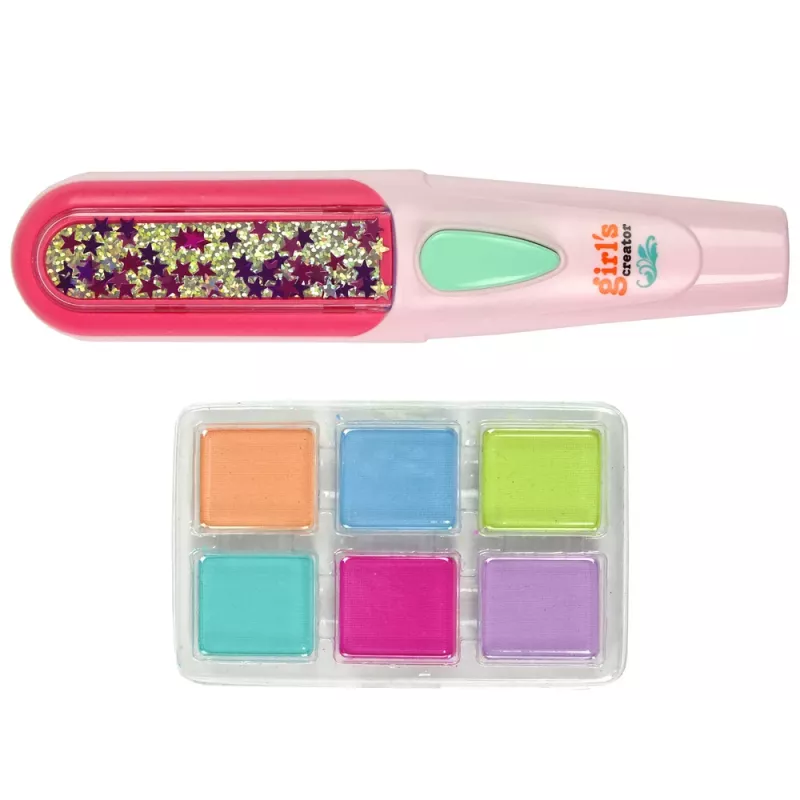 LEAN TOYS Sada na farbenie vlasov so žehličkou a pramienkami, 6 farieb