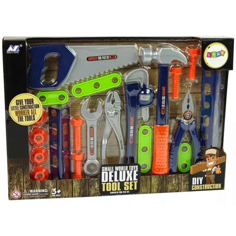 LEAN TOYS sada kutila náradie skrutkovač kladivo píla