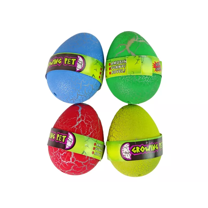 LEAN TOYS Hatching Magic dinosaurové vajíčko rastúce 6 cm farebné
