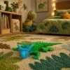 LEAN TOYS jašterica rohatá gumená figúrka naťahovacia realistická 20 cm