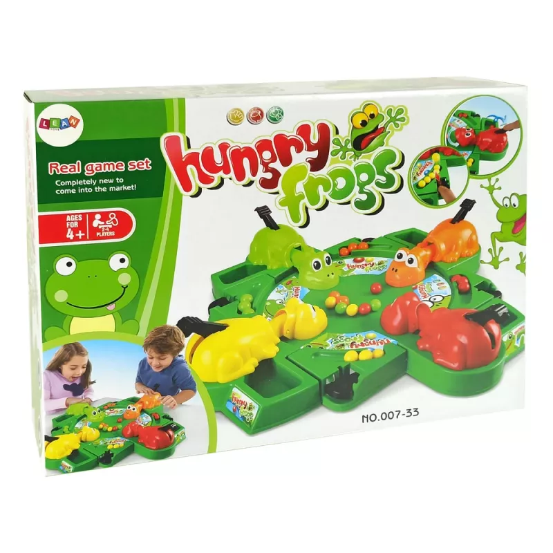 LEAN TOYS hladné žabky arkádová hra páka guľôčky