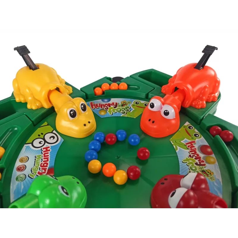 LEAN TOYS hladné žabky arkádová hra páka guľôčky