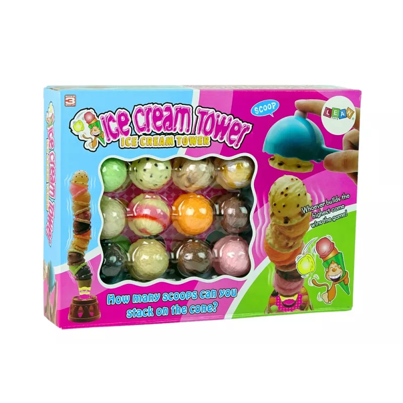 LEAN TOYS veža so zmrzlinou arkádová hra pre celú rodinu