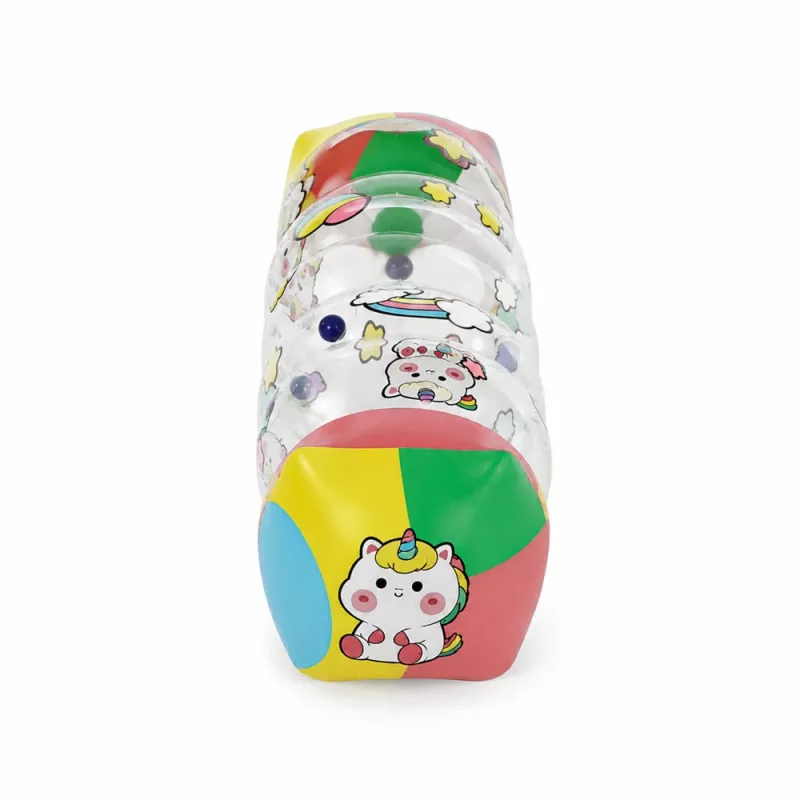 LEAN TOYS nafukovacia lezecká valec pre batoľatá jednorožec 48 x 20 cm