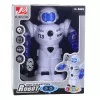 LEAN TOYS inteligentný diaľkovo ovládaný robot s RC ovládačom, svetlami a zvukmi