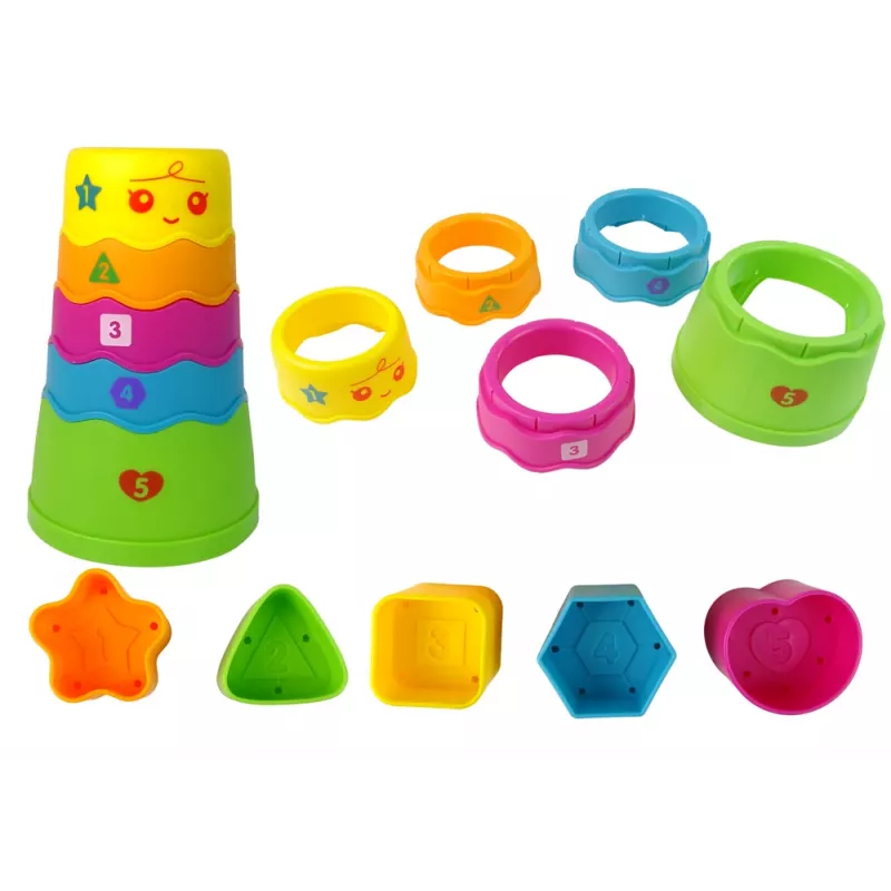 LEAN TOYS Interaktívny vzdelávací stolík s dráhou na loptičky a šmýkačkou modrý