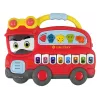 LEAN TOYS interaktívne piano hasičské zvuky zvieratá zvuky vozidiel melódie