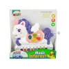 LEAN TOYS interaktívne piano jednorožec zvuky zvierat melódie biela