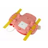 LEAN TOYS Interaktívny ružový volant simulátor jazdy multifunkčný