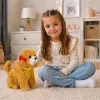 LEAN TOYS Interaktívny plyšový pes s jemnou srsťou, plemeno pudel