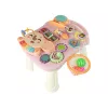 LEAN TOYS interaktívne chodítko a aktivitný stôl 2in1 ružový