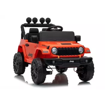 LEAN TOYS Jeep Rubicon DK-JWR558 24V oranžové batériou poháňané detské vozidlo s diaľkovým ovládaním pre rodičov
