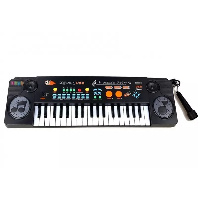 LEAN TOYS klávesnica s mikrofónom multifunkčná vzdelávacia hračka