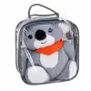 LEAN TOYS koala plyšová hračka terapeutický maskot 1.3 KG sivá 35 cm