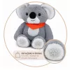 LEAN TOYS koala plyšová hračka terapeutický maskot 1.3 KG sivá 35 cm