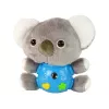 LEAN TOYS Interaktívna hračka koala s projektorom a zvukom sivá