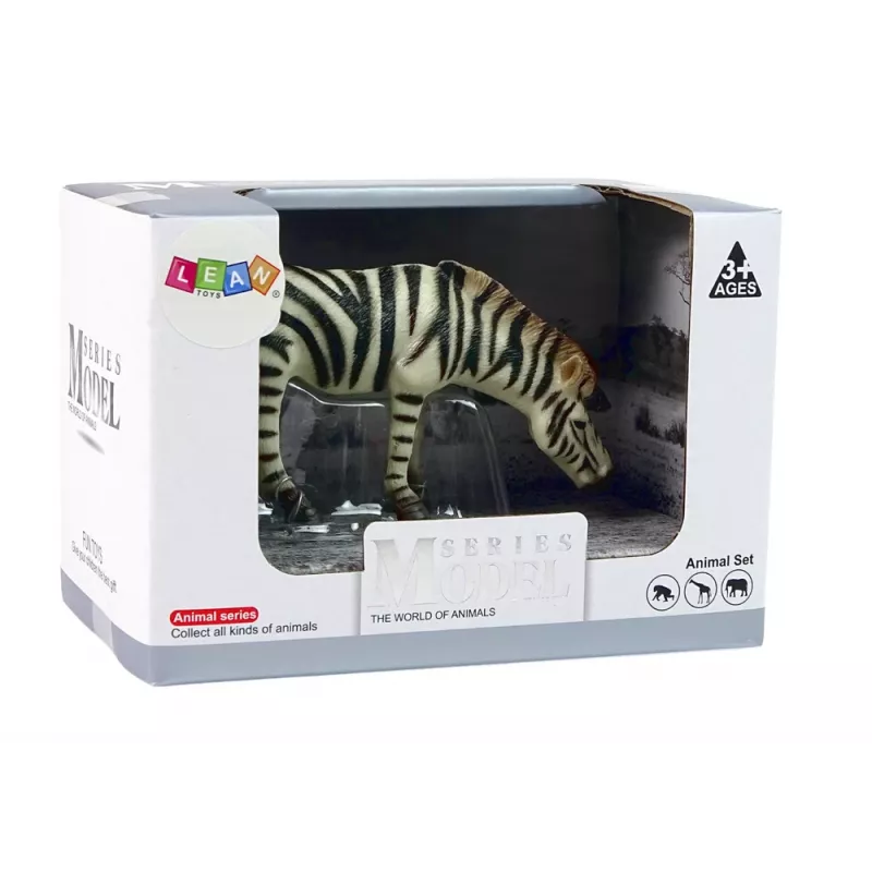 LEAN TOYS veľká zberateľská figúrka zebra Animals of the World