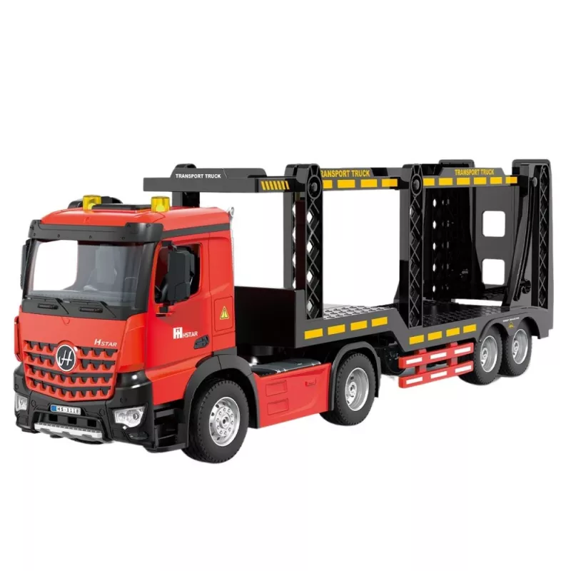 LEAN TOYS Large Lora odťahové auto na diaľkové ovládanie RC 2.4G 6CH červené