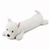 LEAN TOYS veľký plyšový west highland teriér plyšák maskot biely 90 cm