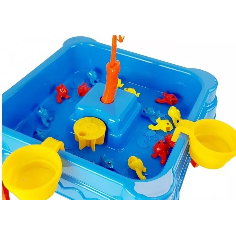 LEAN TOYS veľká súprava na rybolov s rybárskymi prútmi