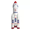 LEAN TOYS veľká vesmírna sada UFO rakety rover vozidlá vesmírna loď mimozemšťan 8 kusov