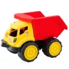 LEAN TOYS veľký sklápač pre deti pieskové stavebné vozidlo červeno-žlté