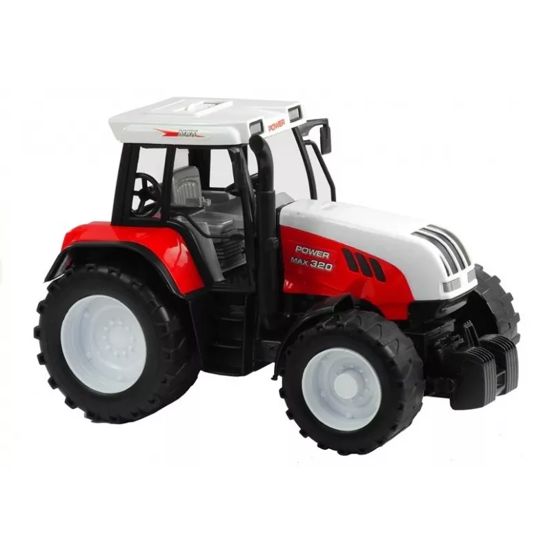 LEAN TOYS Veľký traktor s prívesom, poľnohospodársky stroj, 65 cm