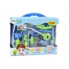 LEAN TOYS Little Doctor lekárska súprava v kufríku svetlá modrá zvuky