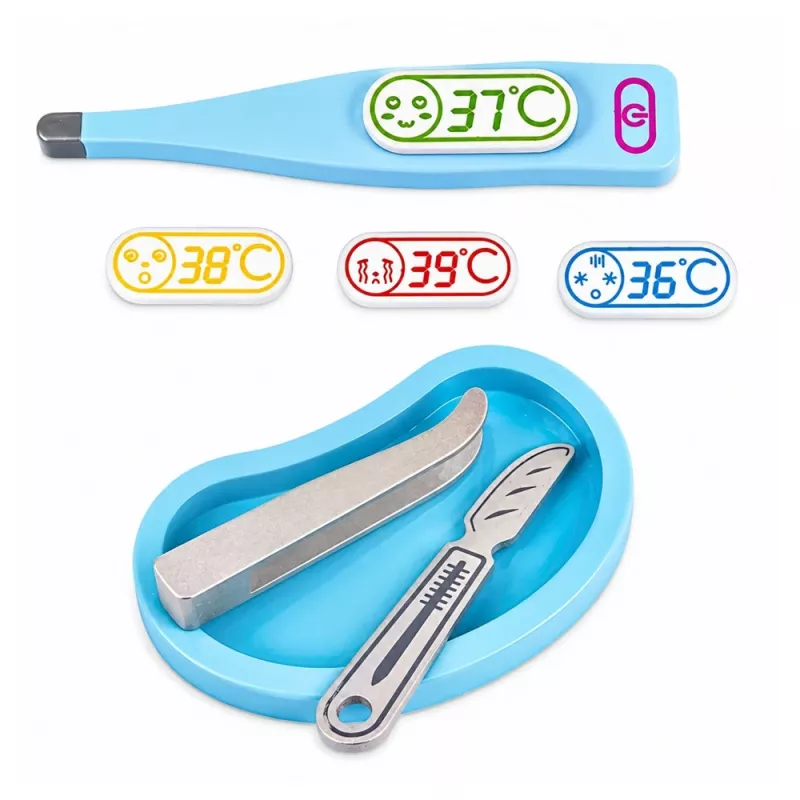 LEAN TOYS malý lekársky set - lekárske nástroje - skutočné doplnky - 36 dielov