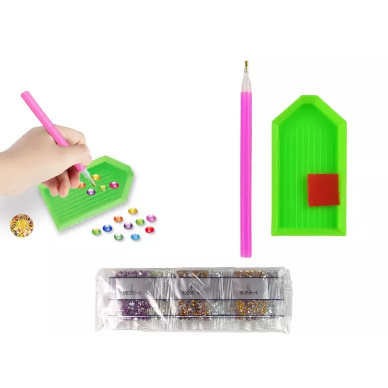 LEAN TOYS lamy zvieratá mozaika diamantové vyšívanie samolepky