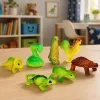 LEAN TOYS Magic Egg Vyliahnutý dinosaurus vo vode vajíčko biele 6,5 cm