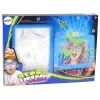 LEAN TOYS magická osvetlená 3D tabuľa okuliare modrá