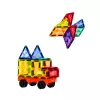 LEAN TOYS magnetické stavebnice 3D dosky kreatívne STEM farebné 85 ks