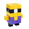 LEAN TOYS magnetické stavebnice kocky 3D bloky farebné 96 dielov