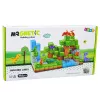 LEAN TOYS magnetické stavebné bloky kocky štvorcový svet 3D 114 dielov