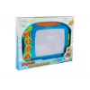 LEAN TOYS magnetická kresliaca tabuľa s geometrickými pečiatkami