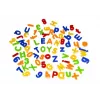 LEAN TOYS magnetické písmená a čísla v skle – 78-dielna abeceda a matematická sada pre deti od 3 rokov