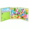 LEAN TOYS magnetická puzzle kniha dinosaury farebné magnety 30 kusov