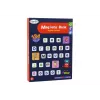 LEAN TOYS Magnetická knižka, puzzle, anglická abeceda, obrázky