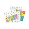LEAN TOYS Magnetická knižka, puzzle, anglická abeceda, obrázky
