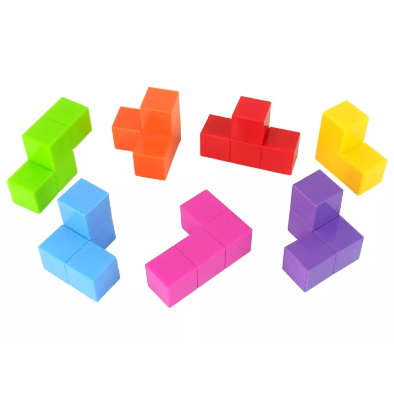 LEAN TOYS magnetická puzzle kocka obojstranné karty 108 výziev