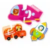 LEAN TOYS magnetické puzzle vozidlá vzdelávacia hračka dopravné prostriedky sada 30 dielov