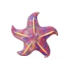 LEAN TOYS maskot plyšová hviezdica fialová vankúš 20 cm