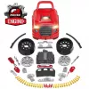 LEAN TOYS mechanická sada, nákladné auto na rozoberanie, dielenské náradie