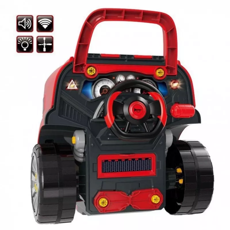LEAN TOYS mechanická sada, nákladné auto na rozoberanie, dielenské náradie