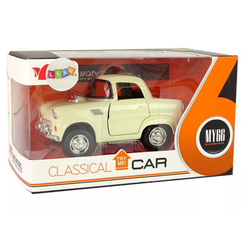 LEAN TOYS Kovové auto Classic otváracie dvere zvuk
